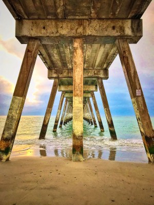 Sunrise Under the Pier 